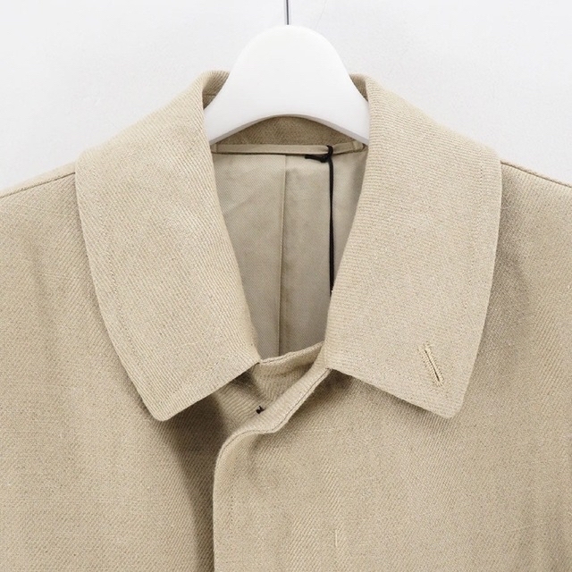 COMOLI(コモリ)のA.PRESSE (アプレッセ) Linen Half Coat (BEIGE) メンズのジャケット/アウター(その他)の商品写真