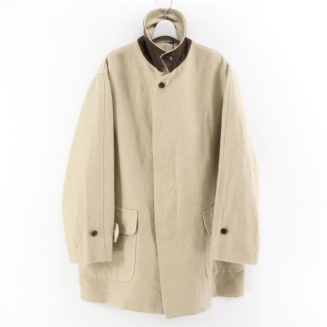 COMOLI(コモリ)のA.PRESSE (アプレッセ) Linen Half Coat (BEIGE) メンズのジャケット/アウター(その他)の商品写真