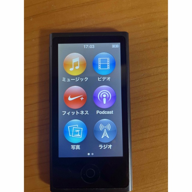 iPod(アイポッド)のiPod nano スマホ/家電/カメラのオーディオ機器(ポータブルプレーヤー)の商品写真