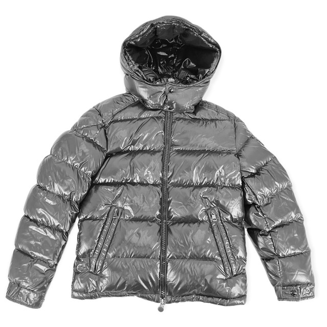 MONCLER モンクレール ダウンジャケット MAYA GIUBBOTTO マヤ 秋 冬 フード取り外し 0サイズ アウター F20911A53600 ブラック 黒 ブラック金具 ナイロン    レディース 美品【品】約47cm袖丈