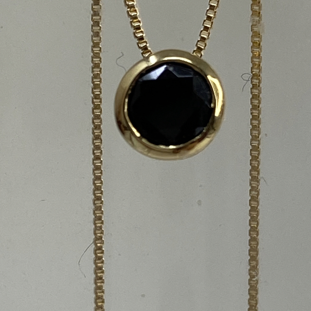 k18YG AU750 18金 天然ブラックダイヤモンド 0.29ct | livro