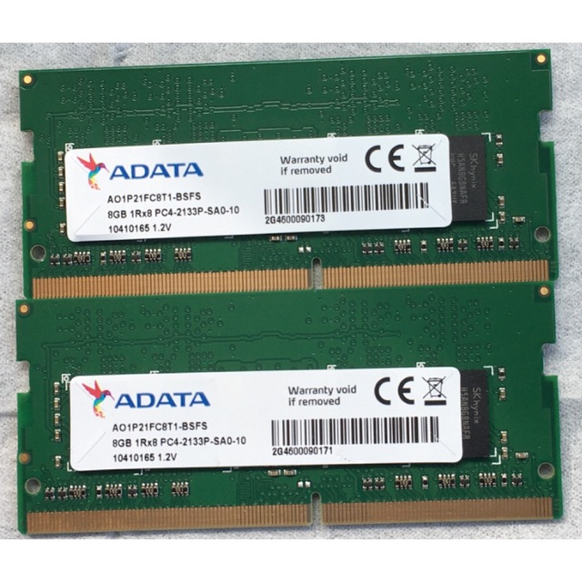 ADATA 16GB(8GB×2枚組)PC4-17000(DDR4-2133)