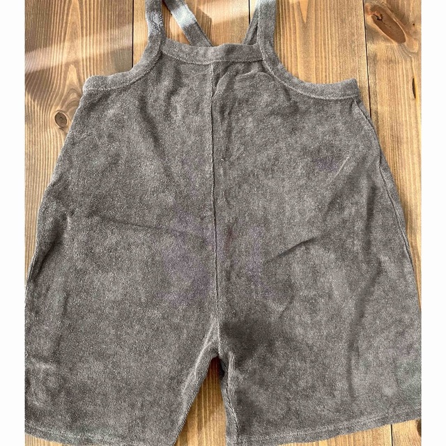 こども ビームス(コドモビームス)のorganiczooオーガニックズー　パイルサロペット キッズ/ベビー/マタニティのベビー服(~85cm)(ロンパース)の商品写真