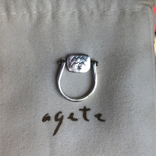 agete - ☆期間限定お値下げ ☆アガットagete星座水瓶座 シルバー