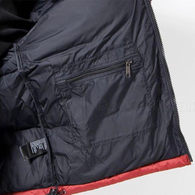 THE NORTH FACE ダウンジャケット ヌプシ メンズ レッド アウター 9