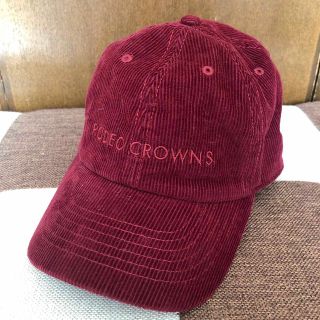 ロデオクラウンズ(RODEO CROWNS)のロデオクラウンズ ロゴキャップ コーデュロイ(キャップ)