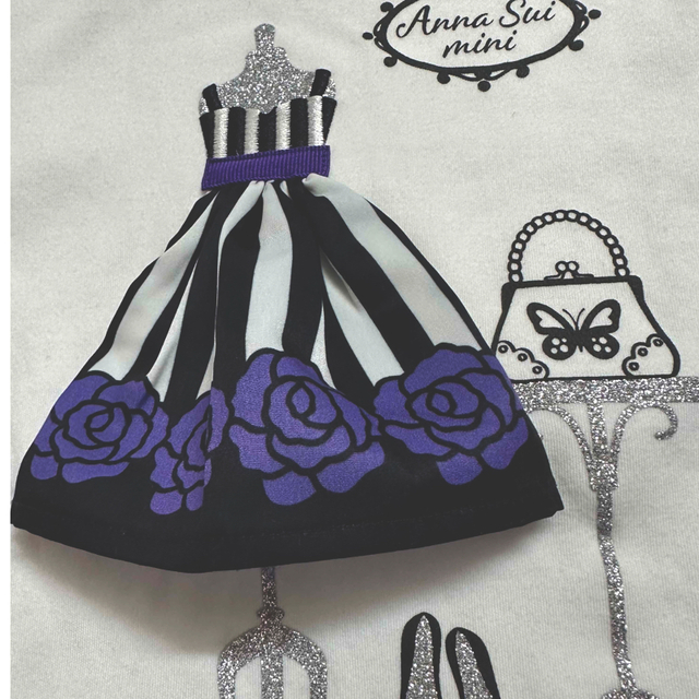 ANNA SUI mini(アナスイミニ)のANNA SUImini 110【極美品】♡ドレス♡ キッズ/ベビー/マタニティのキッズ服女の子用(90cm~)(Tシャツ/カットソー)の商品写真