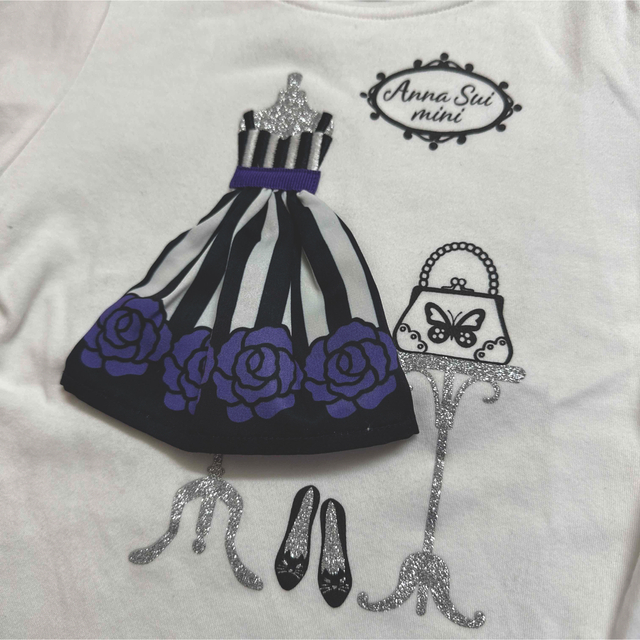 ANNA SUI mini(アナスイミニ)のANNA SUImini 110【極美品】♡ドレス♡ キッズ/ベビー/マタニティのキッズ服女の子用(90cm~)(Tシャツ/カットソー)の商品写真