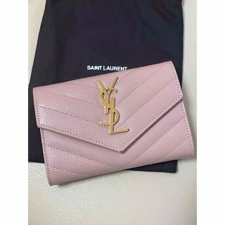 サンローラン(Saint Laurent)の本日お値下げ！サンローラン ミニ財布モノグラム スモール エンベロープウォレット(財布)