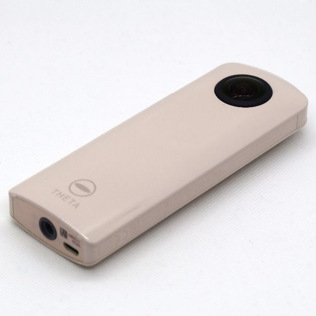 RICOH(リコー)のRICOH THETA SC2 BEIGE 360度撮影カメラ 25枚使用 スマホ/家電/カメラのカメラ(コンパクトデジタルカメラ)の商品写真