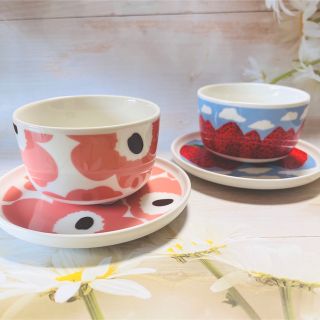 marimekko unikko マリメッコ ウニッコ マグ ブルー レア