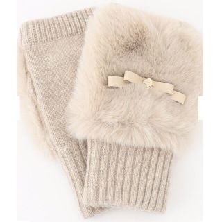 トッカ(TOCCA)のTOCCA♡    KNIT FUR HANDWARMER ハンドウォーマー(手袋)