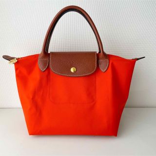 ロンシャン(LONGCHAMP)のロンシャン  トートバッグ オレンジ S(トートバッグ)