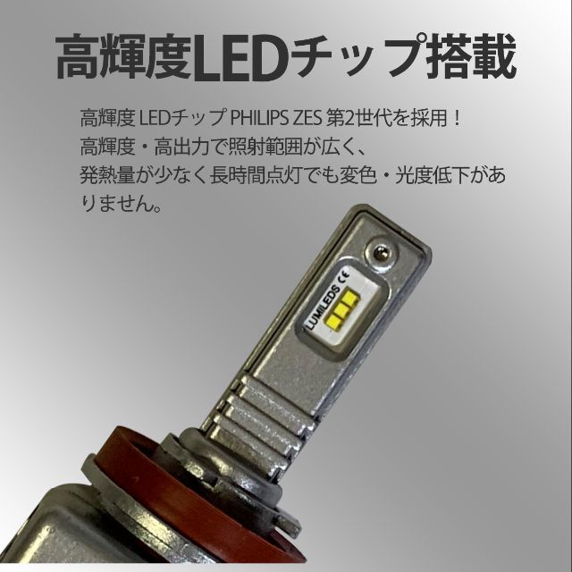 アルファード 30系 H11 LED フォグランプ 9S