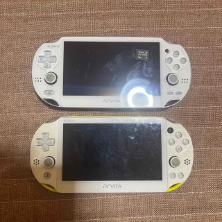 PlayStation vita イエロー　本体　カセット付き