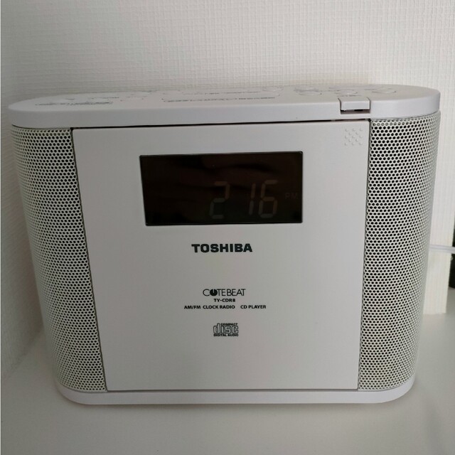 【新品未使用】東芝 CDクロックラジオ TY-CDR8 W 1