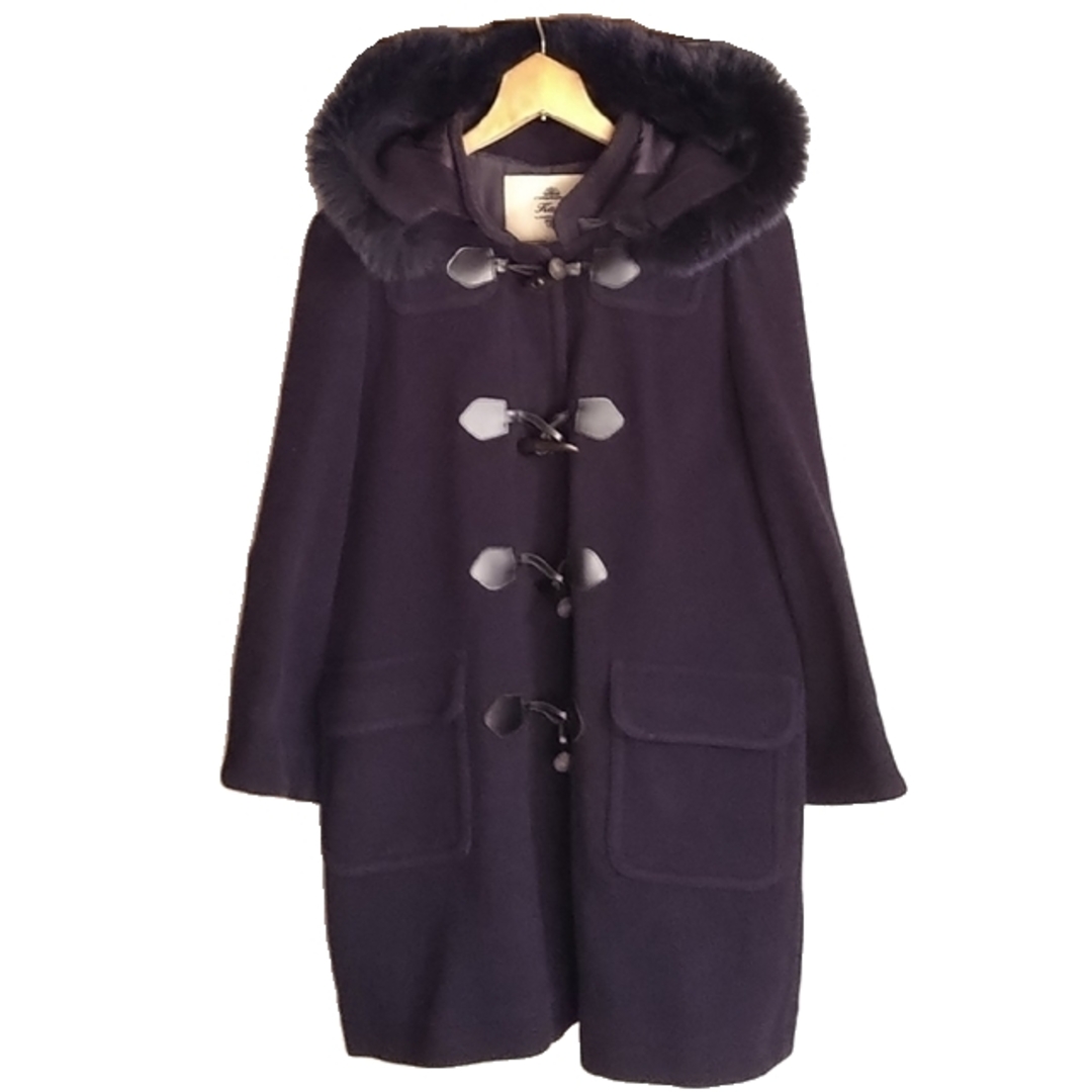 Kaon(カオン)のカオン ベルスリーブファー付きダッフルコート レディースのジャケット/アウター(ロングコート)の商品写真