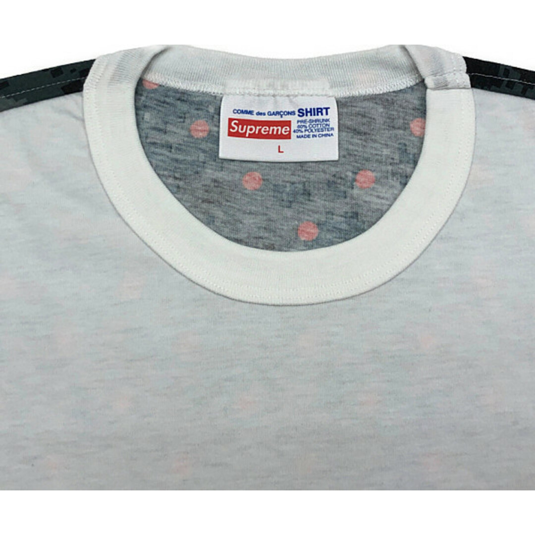 supreme comme des garcons box logo Lサイズ