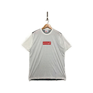 シュプリーム(Supreme)のSUPREME×COMME des GARCONS SHIRT 13SS ドット デジタルカモ ミラー Box Logo Tee Tシャツ ネイビー サイズL 正規品/25732(Tシャツ/カットソー(半袖/袖なし))