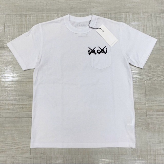 sacai x KAWS Embroidery Tシャツ サイズ1