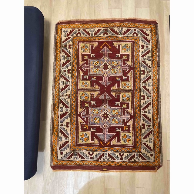 即出荷】 トルコ絨毯 カーペット オールドキリム 153×109 ラグ