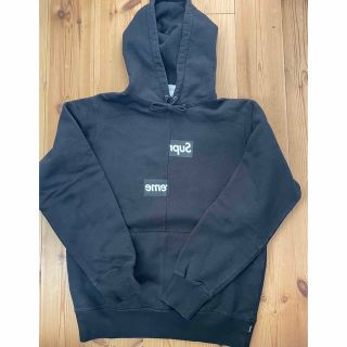 シュプリーム(Supreme)のSupreme Garcons Split Box Logo Hooded(パーカー)