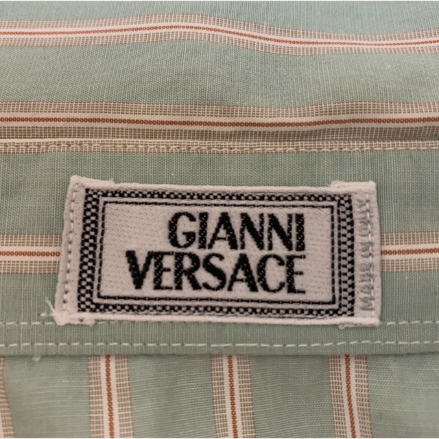 GIANNI VERSACE VINTAGE90s イタリア製 ストライプシャツ - シャツ