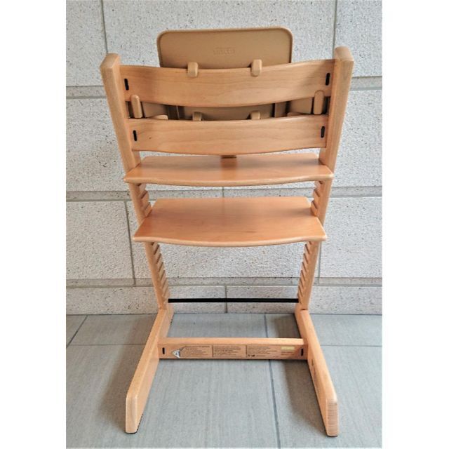 Stokke(ストッケ)の【良品】ストッケ　トリップトラップ　ベビーセット付　NO.4～ キッズ/ベビー/マタニティの寝具/家具(その他)の商品写真