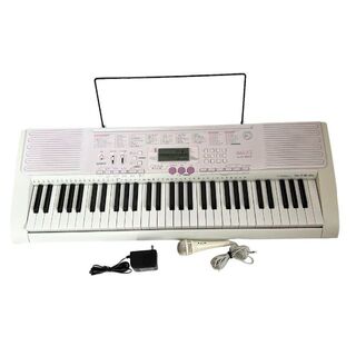 CASIO - CASIO 電子ピアノLK-107 キーボード　カシオ　光ナビゲーション61鍵盤