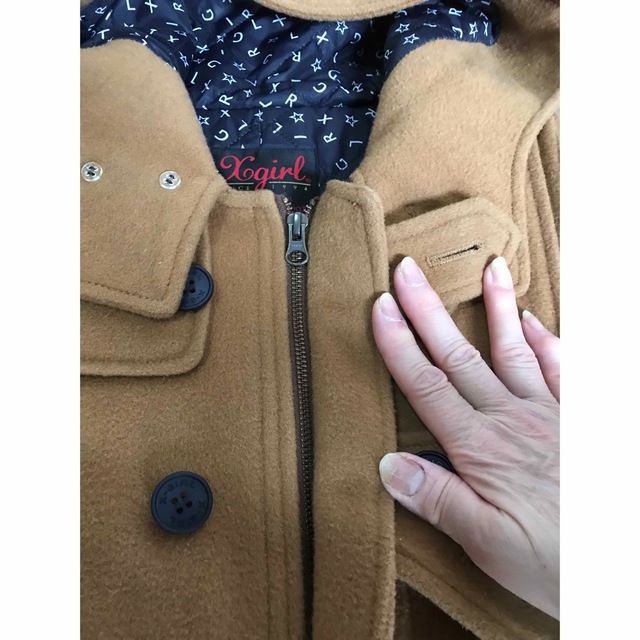 X-girl(エックスガール)のダッフルコート レディースのジャケット/アウター(ダッフルコート)の商品写真