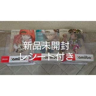 ニンテンドウ(任天堂)の新品未開封 レシート付き amiibo カムイPlayer2&セリカ&チキ(アニメ/ゲーム)