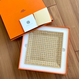 エルメス(Hermes)のHERMES エルメス モザイク ヴァンキャトル ゴールド プチカレ No.4(食器)