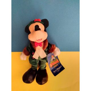 ディズニー(Disney)の☆2003年東京ディズニーシー☆ぬいぐるみバッヂ☆ミッキー☆クリスマス(キャラクターグッズ)