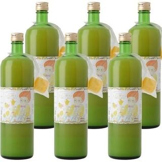 かたすみ（果＋実） 有機レモン果汁 100% ストレート 900ml×6本セット(調味料)
