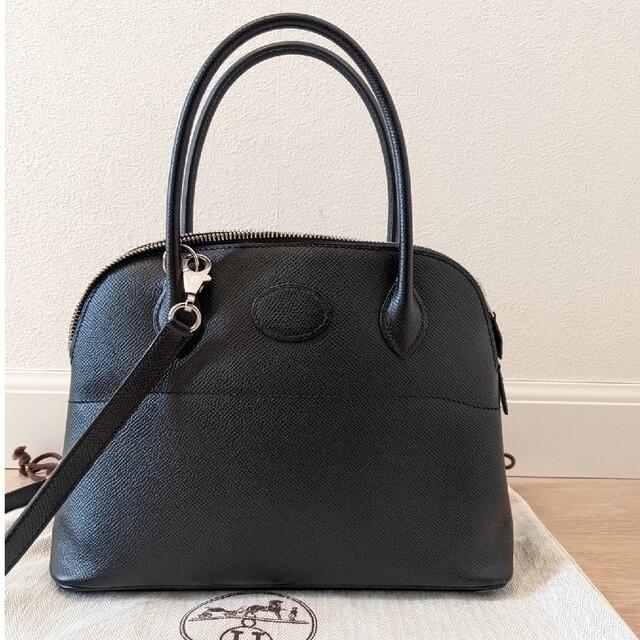 正規品 Hermes - HERMES!ボリード27☆入手困難!ノワール×シルバー金具 ハンドバッグ 正規品 Hermes - HERMES!ボリード27☆入手困難!ノワール×シルバー金具 ハンドバッグ