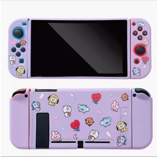 ニンテンドースイッチ(Nintendo Switch)のBTS Switchカバー BT21 プロテクター 検品済み(その他)