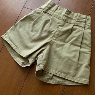 グローバルワーク(GLOBAL WORK)のGLOBAL WORK ショートパンツ カーキ S(パンツ/スパッツ)