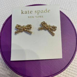 ケイトスペードニューヨーク(kate spade new york)の新品未使用　kate spade リボンピアス(ピアス)