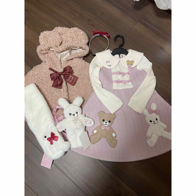 シャーリーテンプル⭐︎うさぎくまセット - キッズ服女の子用(90cm~)