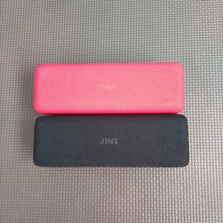 ジンズ(JINS)のJINSメガネケース２個セット(日用品/生活雑貨)