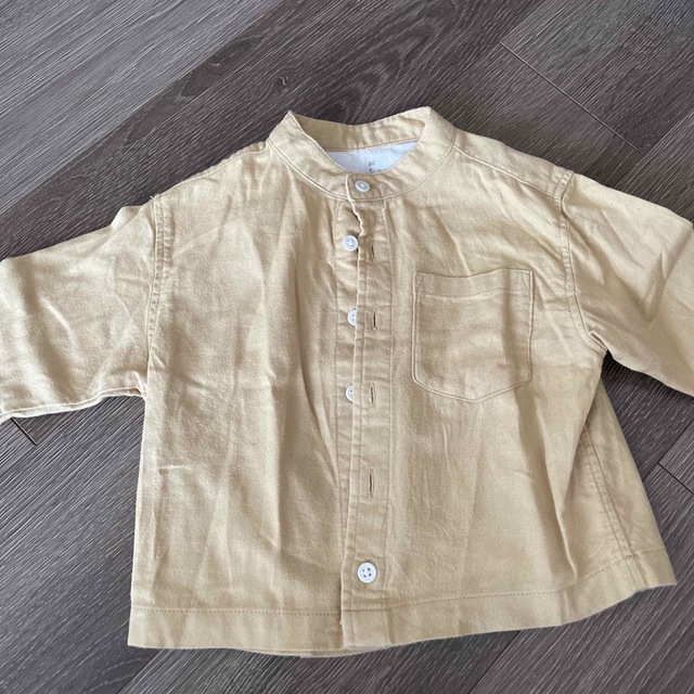 MUJI (無印良品)(ムジルシリョウヒン)のシャツ キッズ/ベビー/マタニティのベビー服(~85cm)(シャツ/カットソー)の商品写真