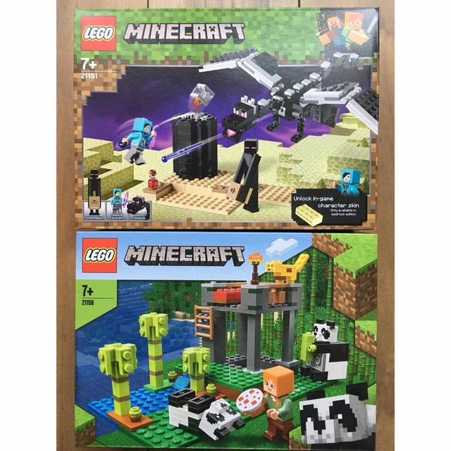 マインクラフト LEGO新品 未開封 廃盤2点セット21151 21158