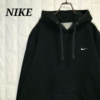 ナイキ(NIKE)のナイキ パーカー スウェット サイドリブ ワンポイント USA古着(パーカー)