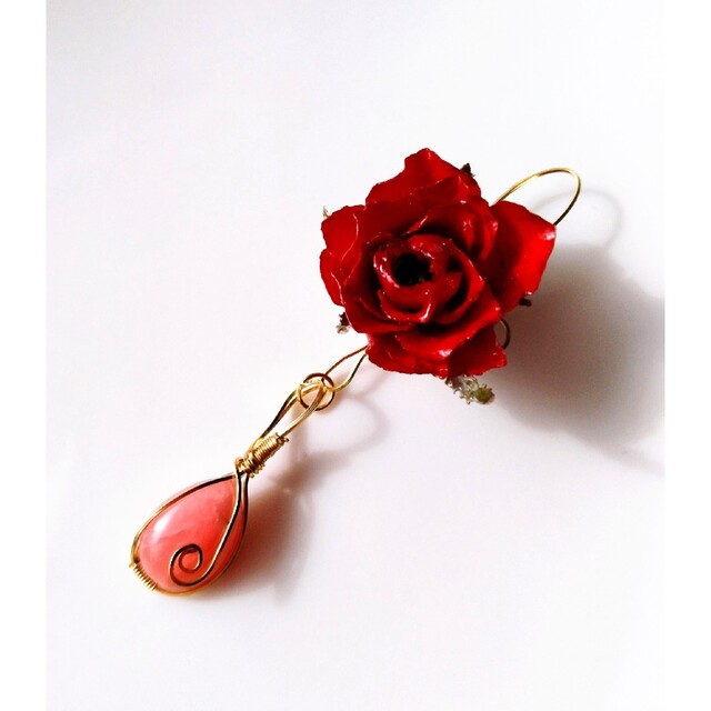 Kgf14 宝石 カボション インカローズ・薔薇 チャーム 値引きする 3840円引き ブレスレッド ゴールド ローズ バラ 高級感 レディース
