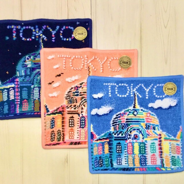 新品/未使用　フェイラー2点　クライネフォーゲル&TOKYO（ブルー）