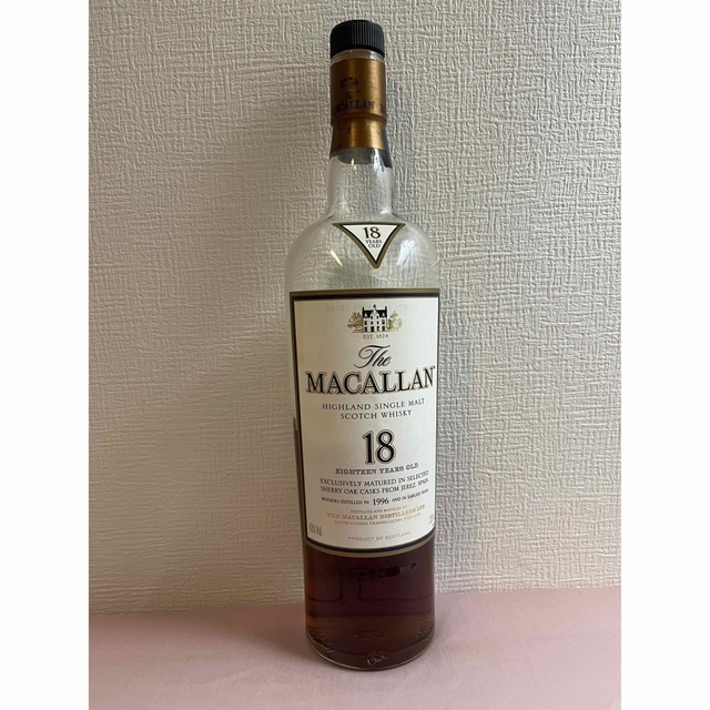 完売】 入手困難 マッカラン18年 空瓶 旧ボトル 1996 cisoii.go.gov.br