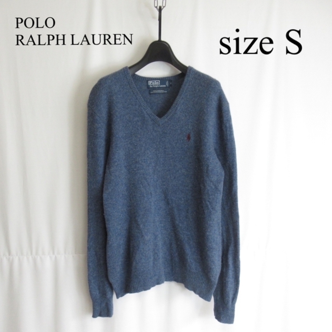 希少サイズ S ■ POLO ポロ ラルフローレン Vネック 長袖 ニット セー