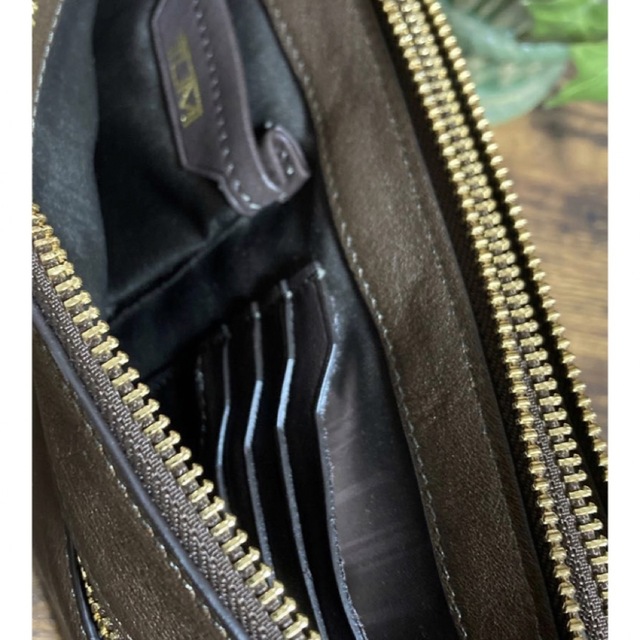 TUMI(トゥミ)の極美品　TUMI ダブルファスナー式セカンドバッグ メンズのバッグ(セカンドバッグ/クラッチバッグ)の商品写真