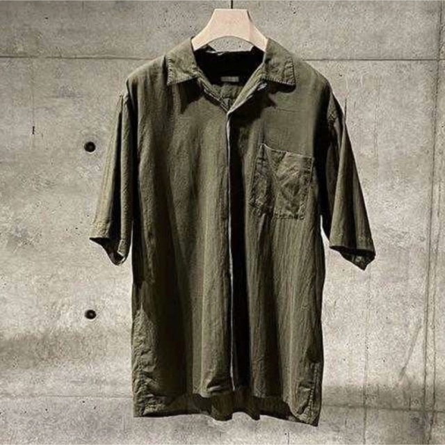【COMOLI コモリ】ベタシャンオープンカラーシャツ