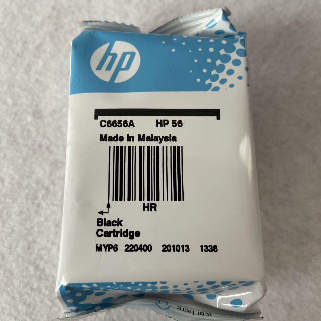 HP(ヒューレットパッカード)のhpヒューレットパッカード純正新品 HP56 黒 1個 スマホ/家電/カメラのPC/タブレット(PC周辺機器)の商品写真